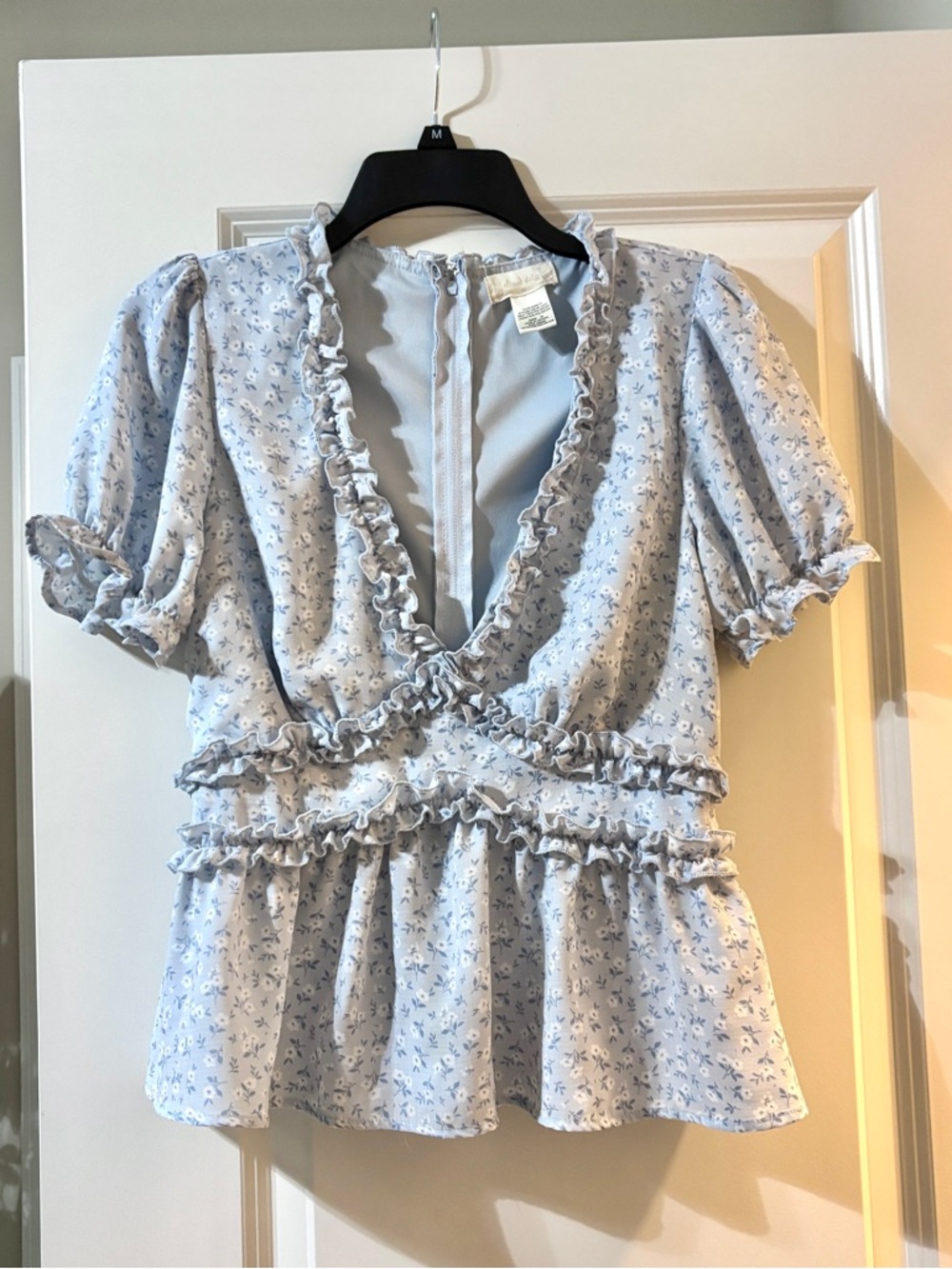 Altard State Floral Ruffle Babydoll Top